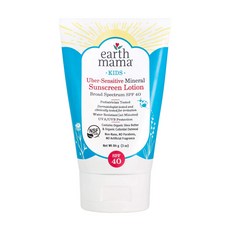 earth mama 礦物成分敏感孩童防曬霜 SPF40, 1份, 84g