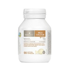 兒童牛奶鈣軟膠囊, 90入, 1個, 90顆