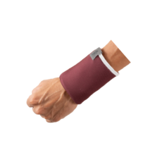 BL 加壓護腕 運動吸汗透氣護腕, Light酒紅, 1個
