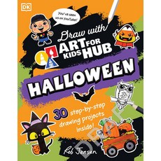 (英文圖書)Draw with Art for Kids Hub Halloween 平裝版, DK Publishing (Dorling Kind..., 英文