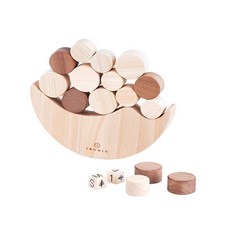 日本IKONIH愛可妮 日本檜木 海浪平衡木 巨浪平衡木 蟲寶寶 積木玩具