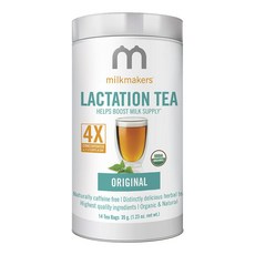 Milkmakers 4X濃縮原味哺乳茶 14入, 1罐, 35g