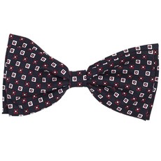 THE WORTHY DOG 印花領結寵物項圈裝飾 S號 10.2*5.1cm, 1個, 海軍