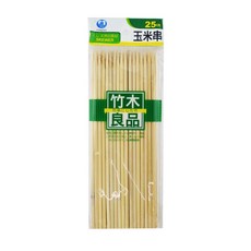 竹製烤肉/食物叉串 (25cm), 1個