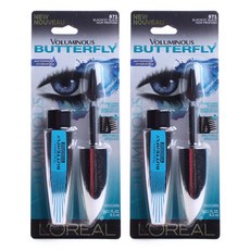 L'OREAL PARIS 巴黎萊雅 豐盈防水睫毛膏 6.5ml, 2入, Blackest Black