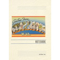(英文圖書) Vintage Lined Notebook Greetings from Charleston West Virginia 平裝版, Found Image Press, 英文