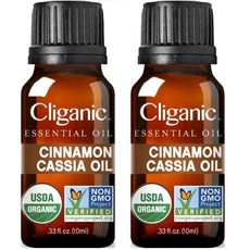 Cliganic 基本肉桂決明子油, 2個, 10ml