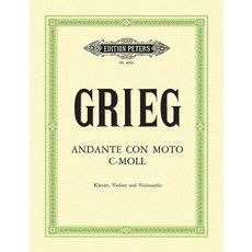 (英文圖書) Andante Con Moto in C Minor Eg 116 for Piano Violin and Cello: Based on Edvard Grieg Complet... 平裝版, Alfred Music, 英文