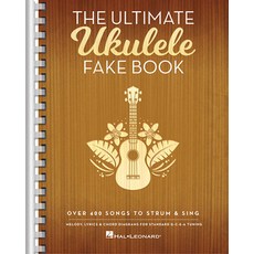 (英文圖書) The Ultimate Ukulele Fake Book Over 400 Songs to Strum and Sing Melody Lyrics a... 平裝版, Hal Leonard Publishing Corp..., 英文