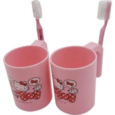 三麗鷗 美樂蒂 凱蒂貓 布丁狗 兒童牙刷杯組 卡通漱口杯 兒童牙刷