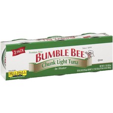 BuMBLE BEE 大塊輕金槍魚在水中, 3片, 85克