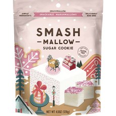 Smashmallow 零食棉花糖糖餅乾味, 1個, 128g