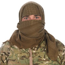 軍風圍巾, 1個, Coyote + Tan