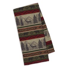 DESIGN IMPORTS 袋鄉村條紋洗碗巾廚房十字架 45.7 x 71.1 厘米, 1個, 混色