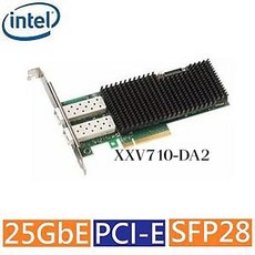 Intel XXV710-DA2 25G 雙埠 光纖網路卡/Fiber (Non-GBIC) 高速伺服器網卡