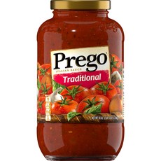 Prego 普格 義大利麵醬 無麩質, 1個, 1.276公斤