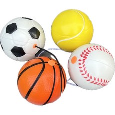 玩具先生 兒童拳擊彈力球 腕力訓練 安全軟膠 手拋迴彈 兒童戶外運動玩具, 多色