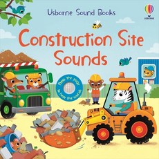 (英文圖書)Construction Site Sounds Board Books, Usborne Books, 英文, 硬頁書