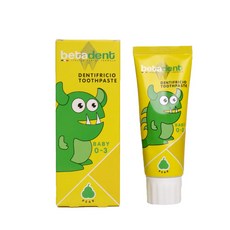 betadent 0-3歲寶寶兒童牙膏 甜梨口味 溫和配方 75ml, 1