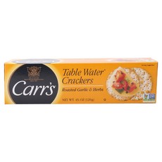 Carr's 鹹味餅乾 烤大蒜&香草口味, 1盒, 120g