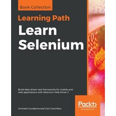 Learn Selenium, Packt Publishing, 英文, 平裝版