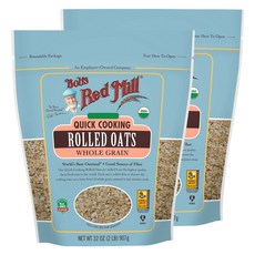 Bob's Red Mill Quick Cooking全榖燕麥片, 2包, 907g