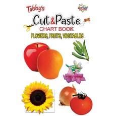 (英文圖書) Tubbys Cut & Paste Chart Book Flower Fruits Vegitables 平裝版, Diamond Pocket Books Pvt Ltd, 英文