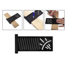 【豪划算】木工神器套裝：洞洞尺、角度尺、T型劃線器，木工必備測量工具, 1個