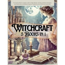 (英文圖書) Witchcraft 5 Books in 1: The Modern Witch's Complete Guide to Magic Rituals A... 平裝版, Melissa Smith, 英文