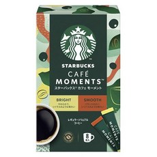 STARBUCKS 星巴克 星時刻特選即溶咖啡隨身包 明亮&絲滑款, 2g, 1個, 8件