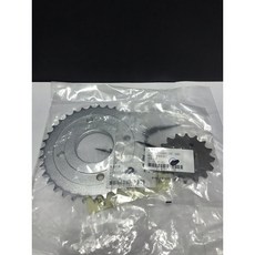 少年家 哈特佛 原廠 前後齒輪組 Mini 小雲豹 125 齒盤組 鏈輪齒 前齒16T 後齒35T, 單後齒35T