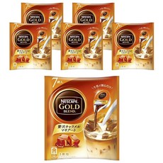 NESCAFE 雀巢咖啡 金牌即溶焦糖瑪奇朵, 6個, 7入