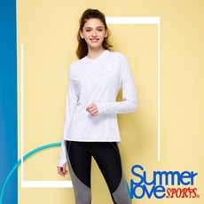 夏之戀SUMMER LOVE SPORT大女連帽長袖外套，透氣舒適，戶外運動防曬必備