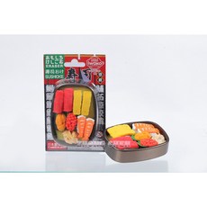 【中臣】日本IWAKO造型橡皮擦 壽司餐盒 紙板裝 ER-BRI062, 詳見包裝