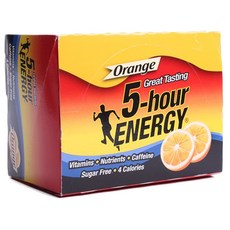 5小時能量飲, 橘子, 12瓶, 57ml