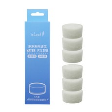 isLeaf 淨淨系列濾芯 蓮蓬頭/水龍頭適用 濾水器 淨水器 過濾雜質 餘氯, 白色, 1套裝