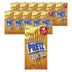 glico 格力高 Pretz鹽烤奶油棒 2包入, 10個, 62g