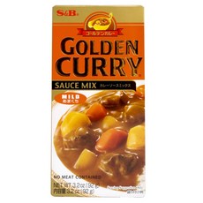 S&B GOLDEN 金牌咖哩塊, Mild, 1盒, 92g
