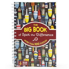 (英文圖書) The Big Book of Spot the Difference Spiral, Parragon, 英文, 螺旋裝