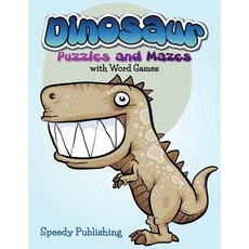 (英文圖書)Dinosaur Puzzles and Mazes with Word Games 平裝版, Speedy Publishing Books, 英文