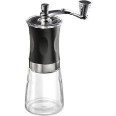 Starfrit 美食手動咖啡穀物手工廠咖啡研磨機, 1個, 黑色+透明