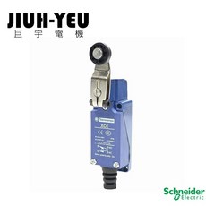 巨宇電機 XCE118 限動開關 彈簧復歸滾輪搖桿 鋼 旋轉頭 側面運動 2個方向, 藍色, 1個