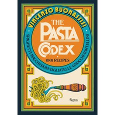 (英文圖書) The Pasta Codex: 1001 Recipes 精裝版, Rizzoli International Publi..., 英文