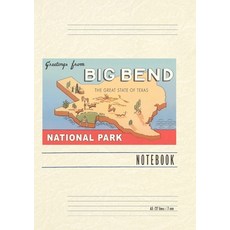 (英文圖書) Vintage Lined Notebook Greetings from Big Bend National Park 平裝版, Found Image Press, 英文