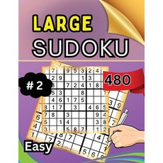 (英文圖書) Large Sudoku 480 Easy #2: Easy Difficulty Perfect for Beginners 平裝版, Peter Strul, 英文