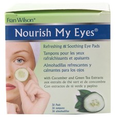 Fran Wilson Nourish My Eyes小黃瓜&綠茶溫和補水眼膜, 1盒, 36片