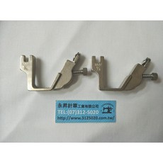 永昇縫紉 工業車用仿工業車用鬆緊帶壓腳，輕鬆縫製彈性布料，提升作品舒適度與專業質感, 銀色