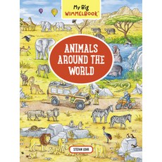 (英文圖書) My Big Wimmelbook: Animals Around the World Board Books, Experiment, 英文, 硬頁書