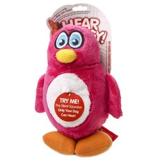 HearDoggy 企鵝狗毛絨玩具 L, 1個, 紅色的