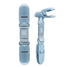 小獅王辛巴 Simba 蘊蜜萬用防掉雙頭夾2入 寶寶奶嘴防掉夾 多功能夾 安全材質, 晨藍